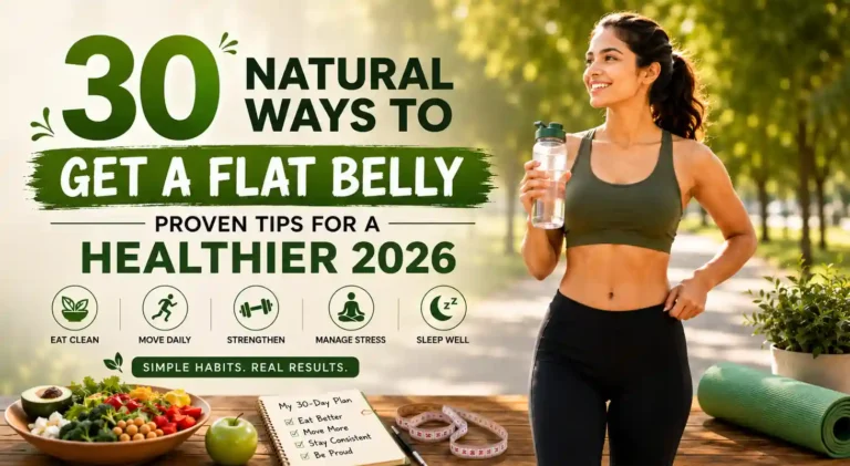 Natural Ways to Get A Flat Belly By Infuse Your Life Dot Com