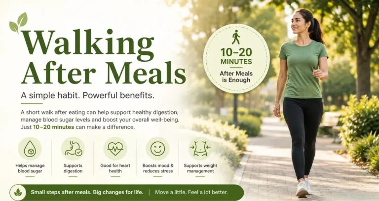 Walking After Meals by Infuse Your Life dot com