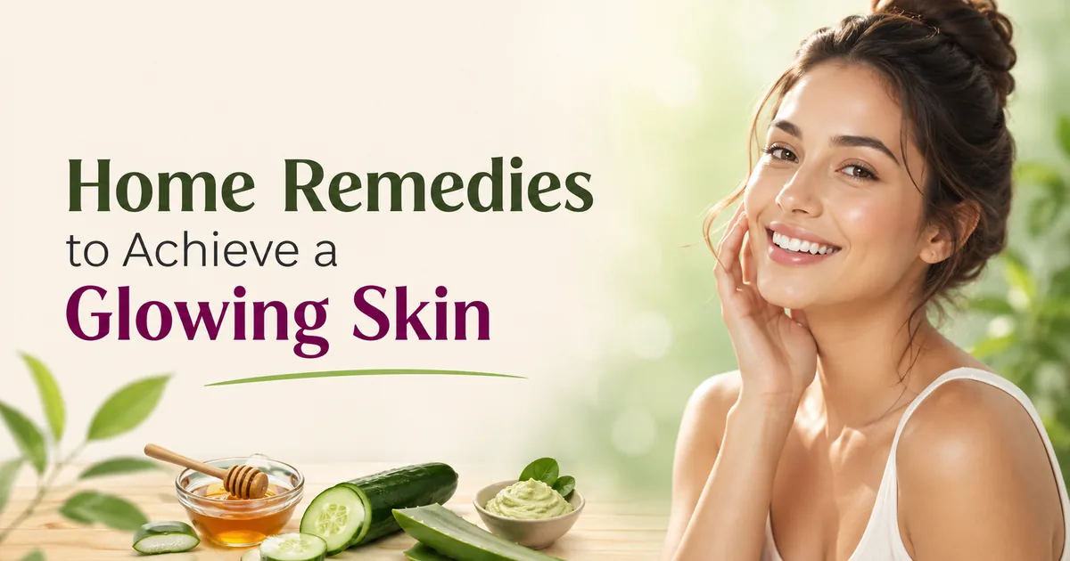 Natural Home Remedies for Glowing Skin by Infuse Ur Life Dot Com