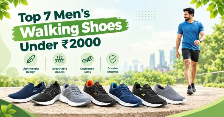 Top 7 men's walking shoes under ₹2000 for comfortable everyday walking
